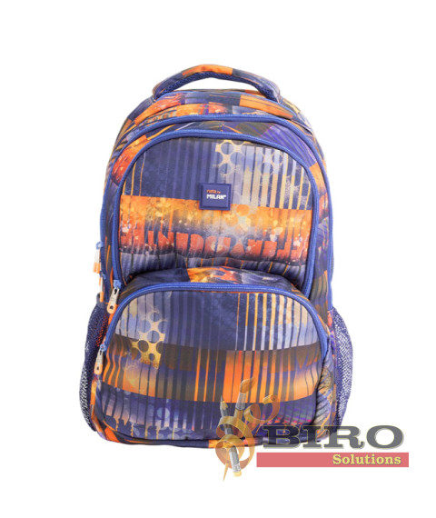 Ghiozdan pentru școală Milan "Fizz", 25L, albastru